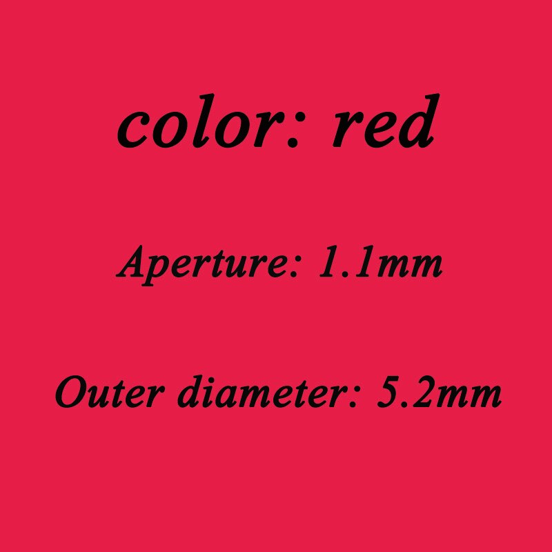 10 Pcs Diameter 5.3 Mm-8.3 Mm Eps Schuim Vissen Float Hard Drijfvermogen Bal Vlotter Gear Fish Float Outdoor drijvende Vissen Accessoire: red 5.2