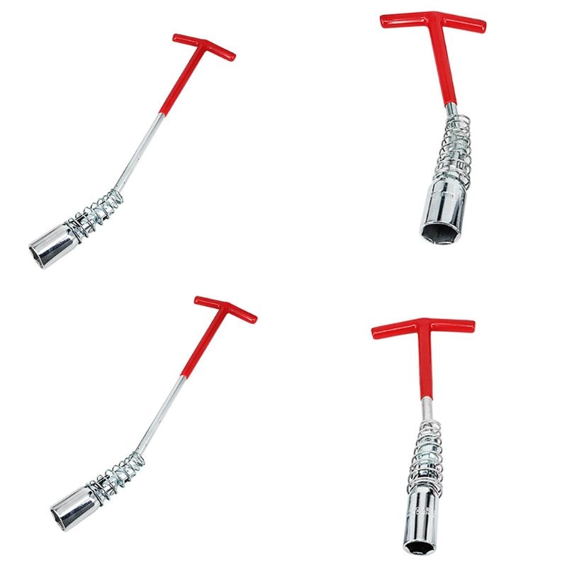 Remover Installer T-Handle Universal Joint Spark Plug Socket Wrench Automobile Maintenance Modification Disassembly Tool