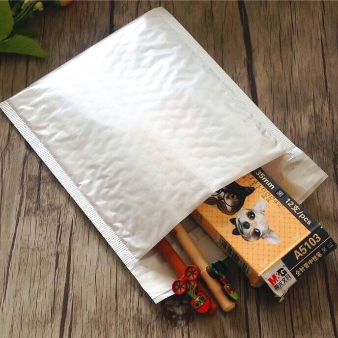 10pcs/lots Blank White Bubble Envelope Pearl Film clear Envelope Courier Bags Waterproof White Mailing Bag Packaging