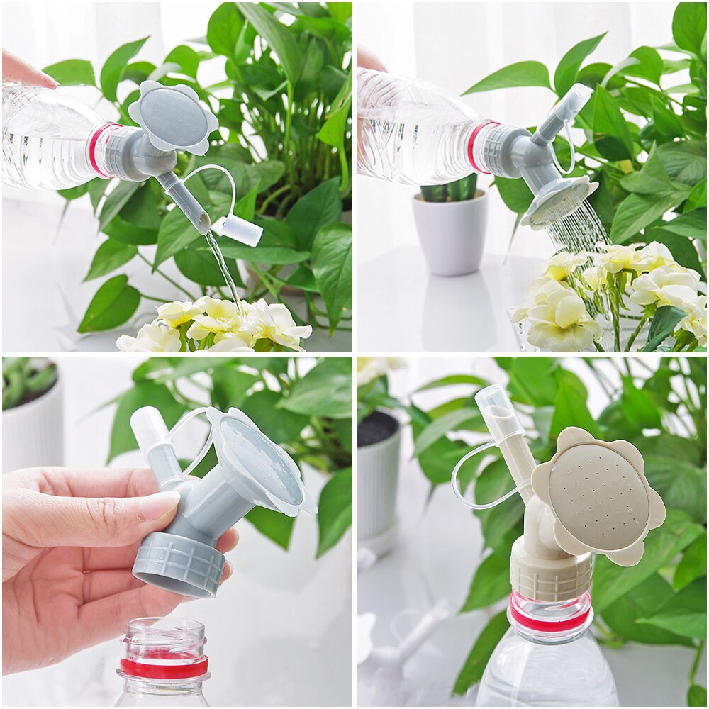 2 in 1 have vanding sprinkler dyse planter kunstvanding vand flaske hoved potteplanter husholdningsplanter vander have tilbehør