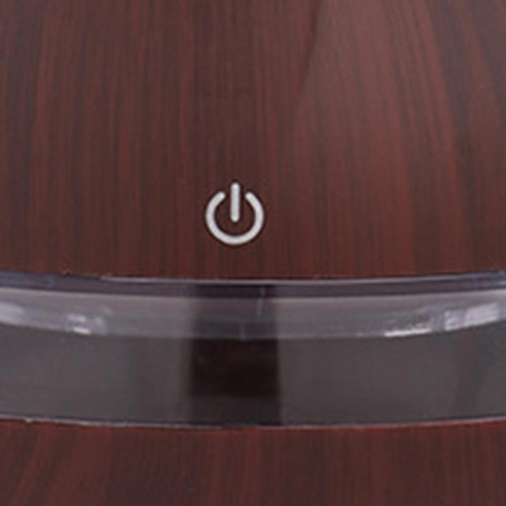 humidificador de grano de madera para coche, difusor ultrasónico, aromaterapia para coche, Humidificador redondo de purificación de aire para jarrón doméstico