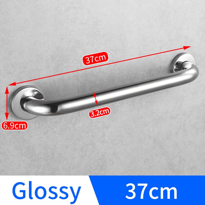 Bathroom Handrail Stainless Steel Disabled Shower Bathtub Safety Handle Wall Mount Bathroom Grab Bars for Elderly Towel Rack: 32mm-37cm