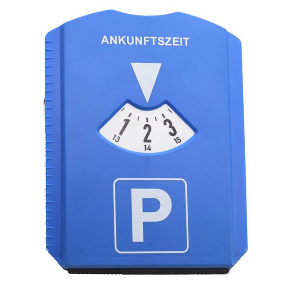 Plastic Car Parking Disc Timer Clock Time Display with Snow Scraper