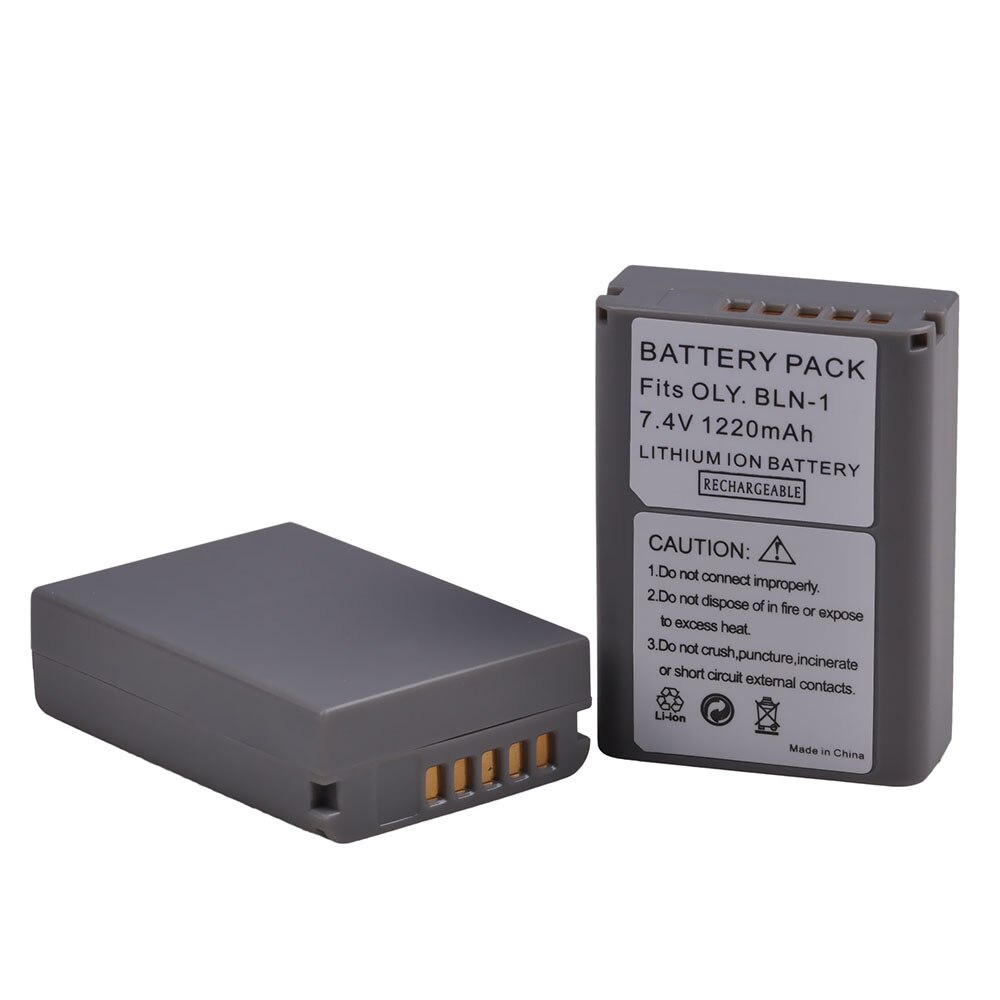 1220mAh BLN-1 PS-BLN1 batterie rechargeable Li-ion BCN-1 pour Olympus OM-D E-M1, stylo F, OM-D E-M5, stylo E-P5, OM-D E-M5 II