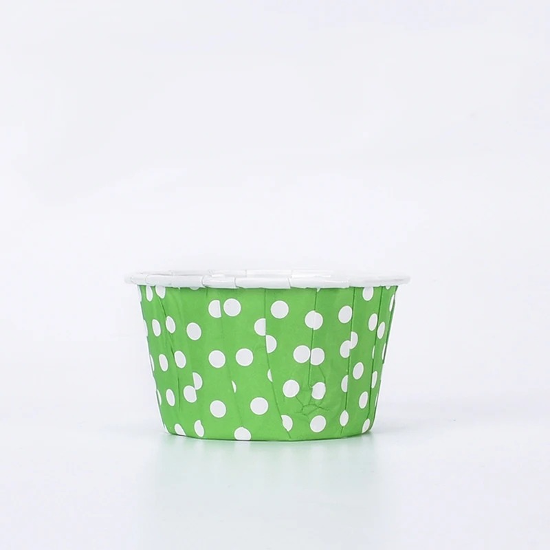 50 Uds. Mini paquete pequeño de papel para tazas de magdalenas, envoltorios para cupcakes, cajas para tazas para hornear, cajas para muffins, herramientas para pasteles DIY, suministros de cocina para hornear: violet