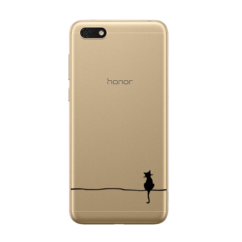 Siliconen Kat Case Voor Huawei Honor 7A Case 5.45 "Inch Zachte Telefoon Case Voor Honor 7A 7 Een DUA-L22 russische Back Cover Coque Bumper: 90