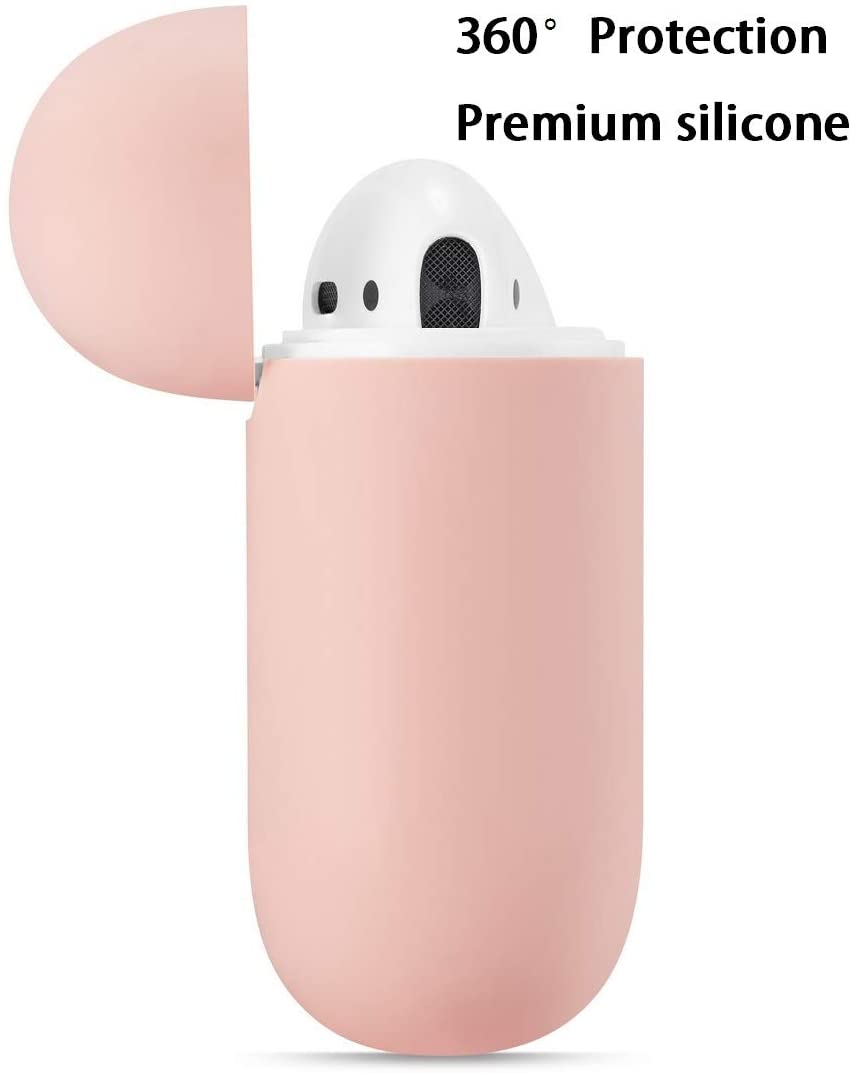 Funda de silicona para Airpods 2/1 cubrir lindo Airpods Ultra-delgada Airpods 2 MIFN auriculares para los Airpods 2/1 casos