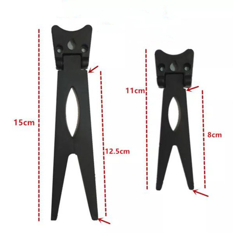 10 stk plast bilderamme speil display staffeli bakplate ryggplate holder pidestall brakett stativ støtte opp benstøtte