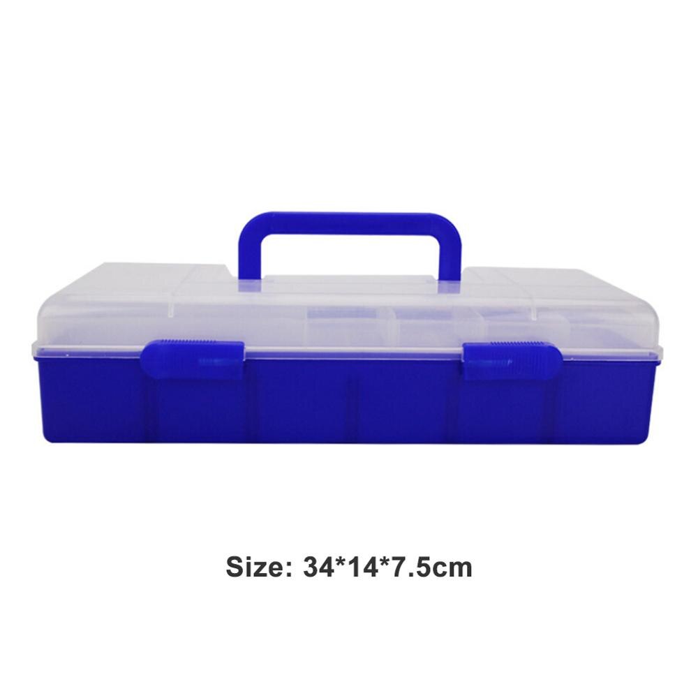 Waterproof Fishing Tackle Box Fishing Lure Spoon Hook Bait Storage Case Utility Box Carp Portable Outdoor Fishing Accessories: 2