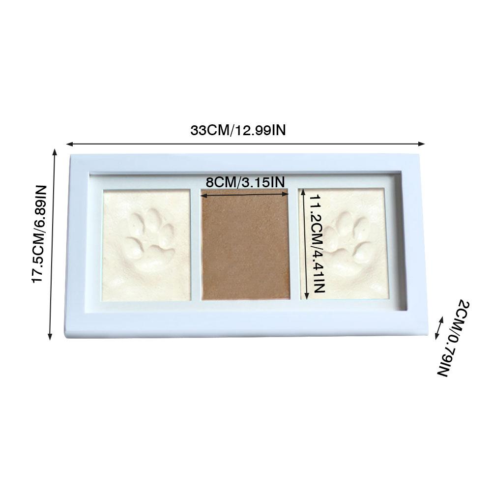 Pet Keepsake Kit Pet Keepsake Picture Frame And Pawprint Kit Paw Print Keepsake Frame Kit With Wooden Photo Frame And Clay