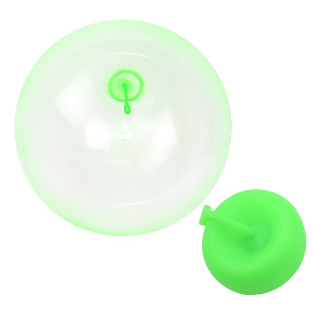 Air Water Filled Bubble Ball Kids Toy Birthday Party Decorations Bubble Inflatable Ball Blow Up Balloon Wedding Decor: 40cm green