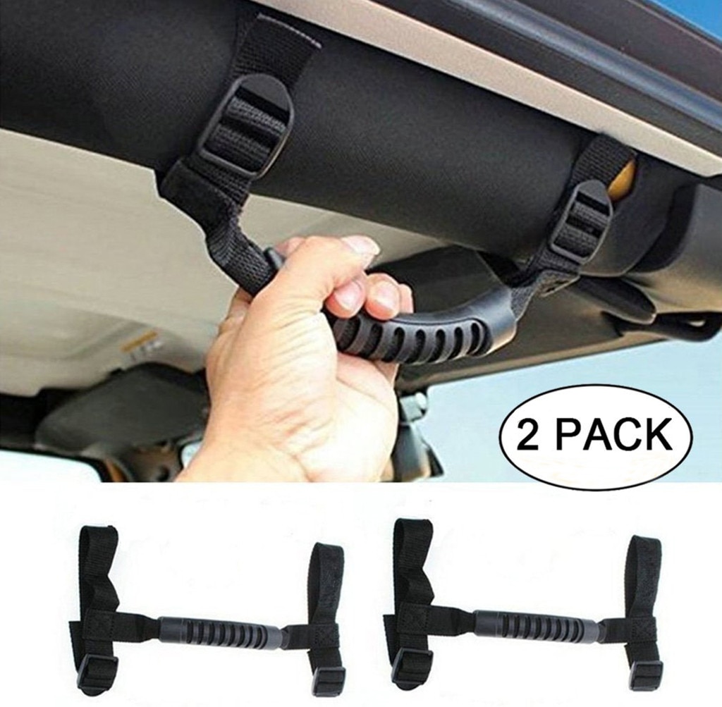 Top Auto-Styling Sales 2X Universele Roll Bar Kooien Grab Handle Hold Voor UTV Jeep Wrangler YJ TJ JK JKU