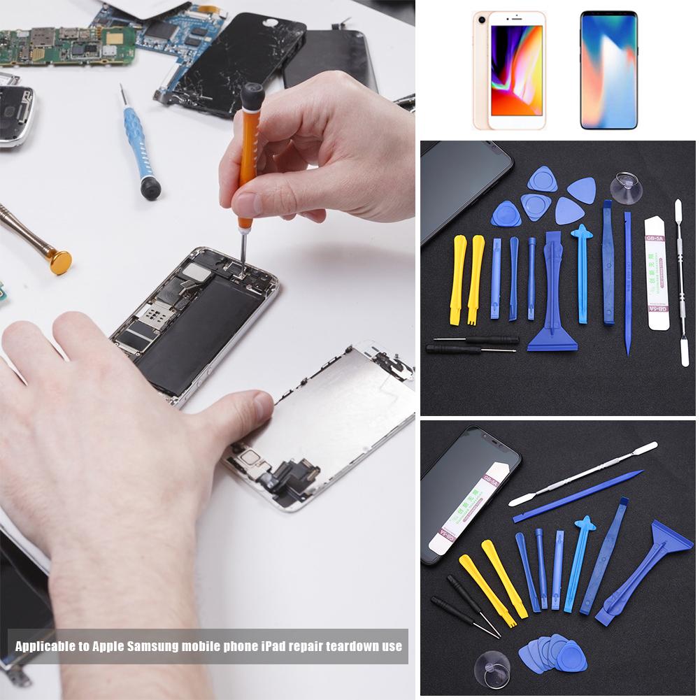 19pcs/Set Spudger Pry Cell Phones Opening Screwdriver Repair Tool Kits Disassemble Hand Tool Set for iphone Samsung Sony