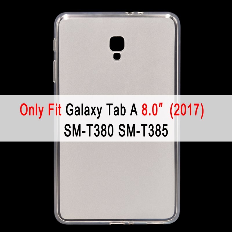 Miękki futerał dla samsung Galaxy Tab A A6 10.1 10.5 7.0 8.0 9.7 2015 2016 2017 2018 2019 T510 T580 P580 T590 T550 pokrywa: For SM-T380 SM-T385