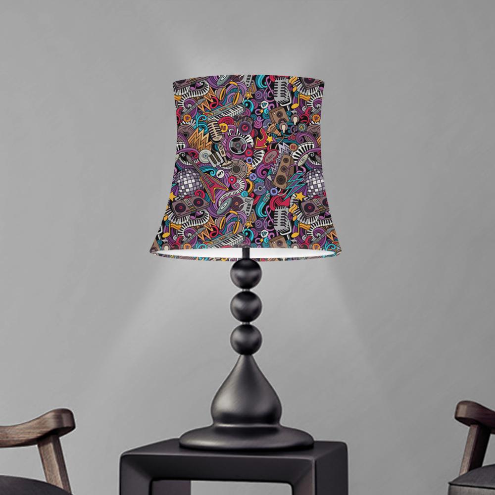 The Music Notes – abat-jour mural en tissu lavable, moderne, abat-jour de Table, de sol: Z4306HSL