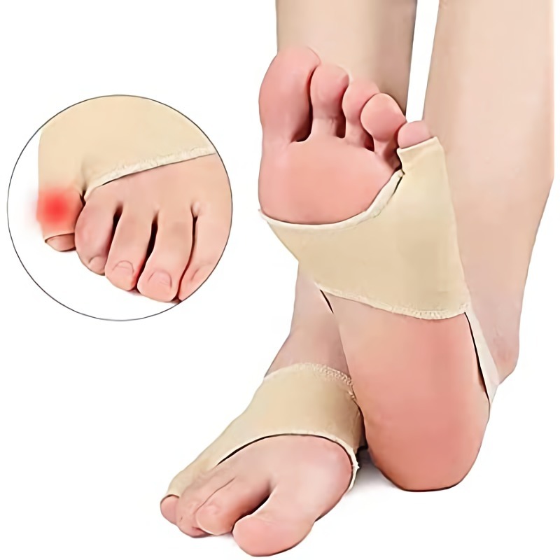 2 stk = 1 par lilletå hallux valgus korrigerer tåreim silikongel hallux valgus puter avstandsstykke fotpleie rettetang ortopedisk