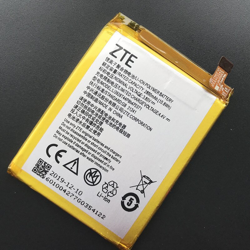 2800 Mah Li3928T44P8h475371 Batterij Voor Zte Blade A1 C880 C880U C880A C880S Axon Mini B2015 B2016 Xiaoxian3 Batterij