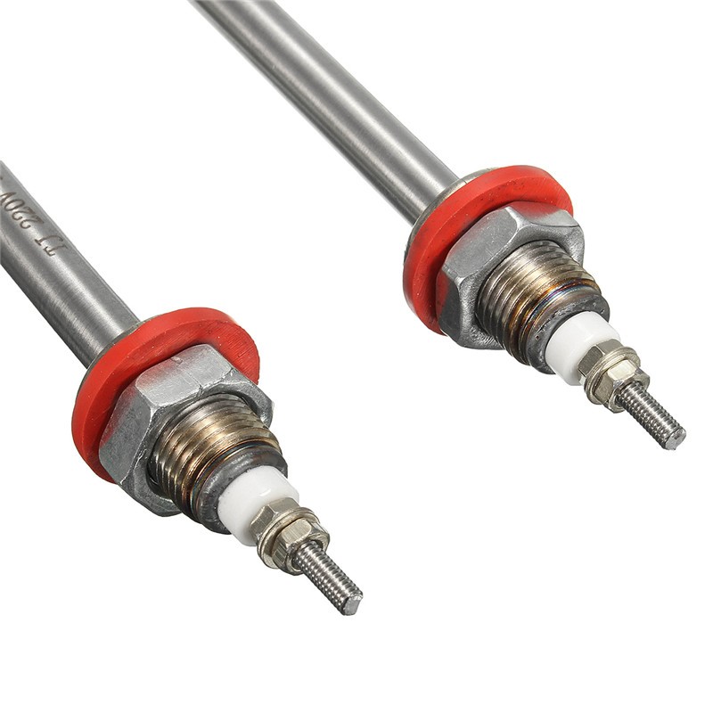 Tubo de calentamiento eléctrico de 220V, tubo calentador de agua de acero inoxidable de estilo U, varillas de calentamiento de tubo eléctrico de 2000W
