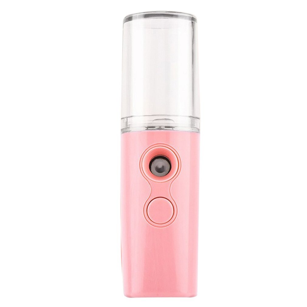 25ml ansiktsspray nano fuktgivande hydratiseringsspray portabel, uppladdningsbar, återfuktande vattenspray i ministorlek: Rosa
