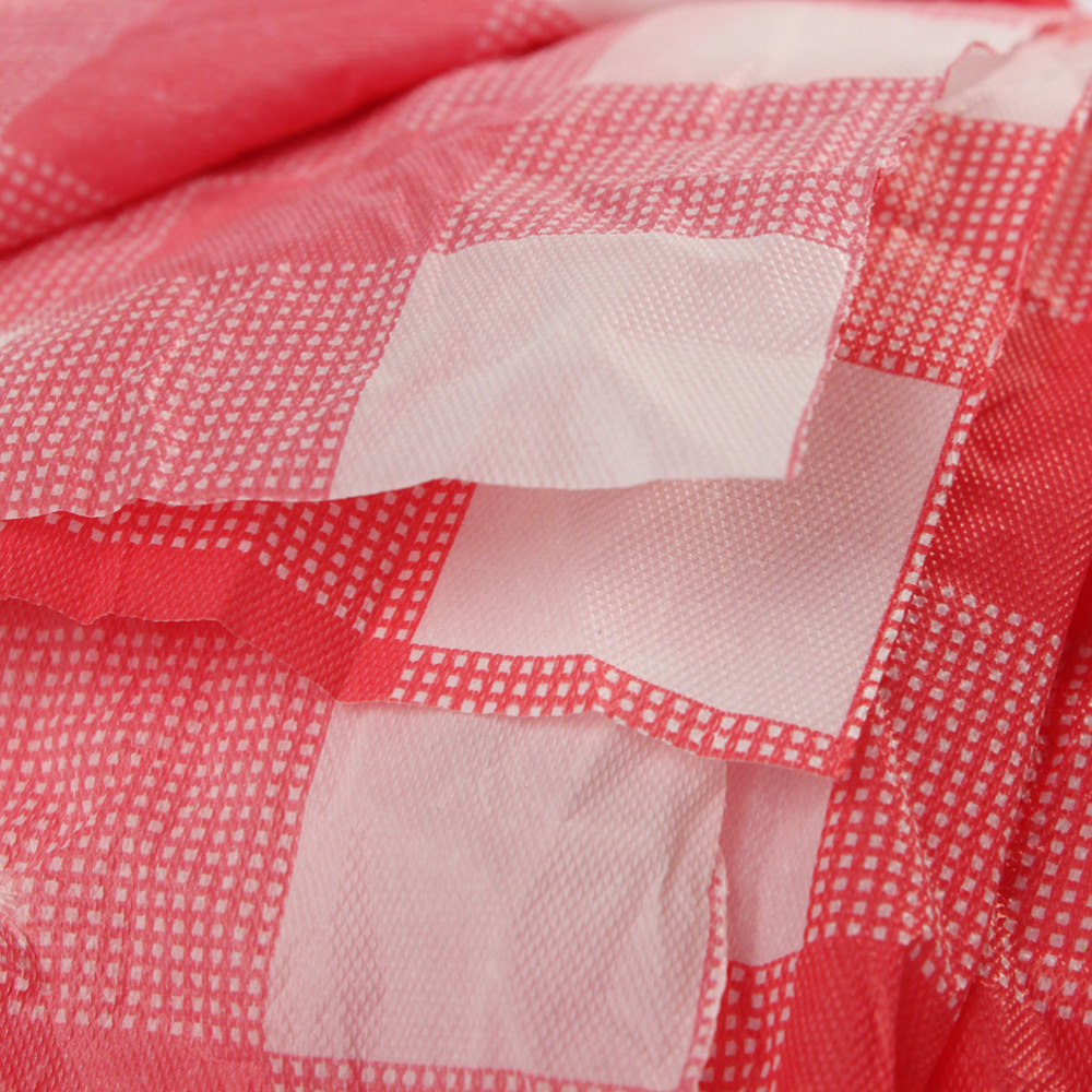 1 Pc 160 Cm * 160 Cm Tafelkleed Rode Pastel Plastic Wegwerp Veeg Controleren Tafelkleed Voor Party Outdoor Picknick bbq