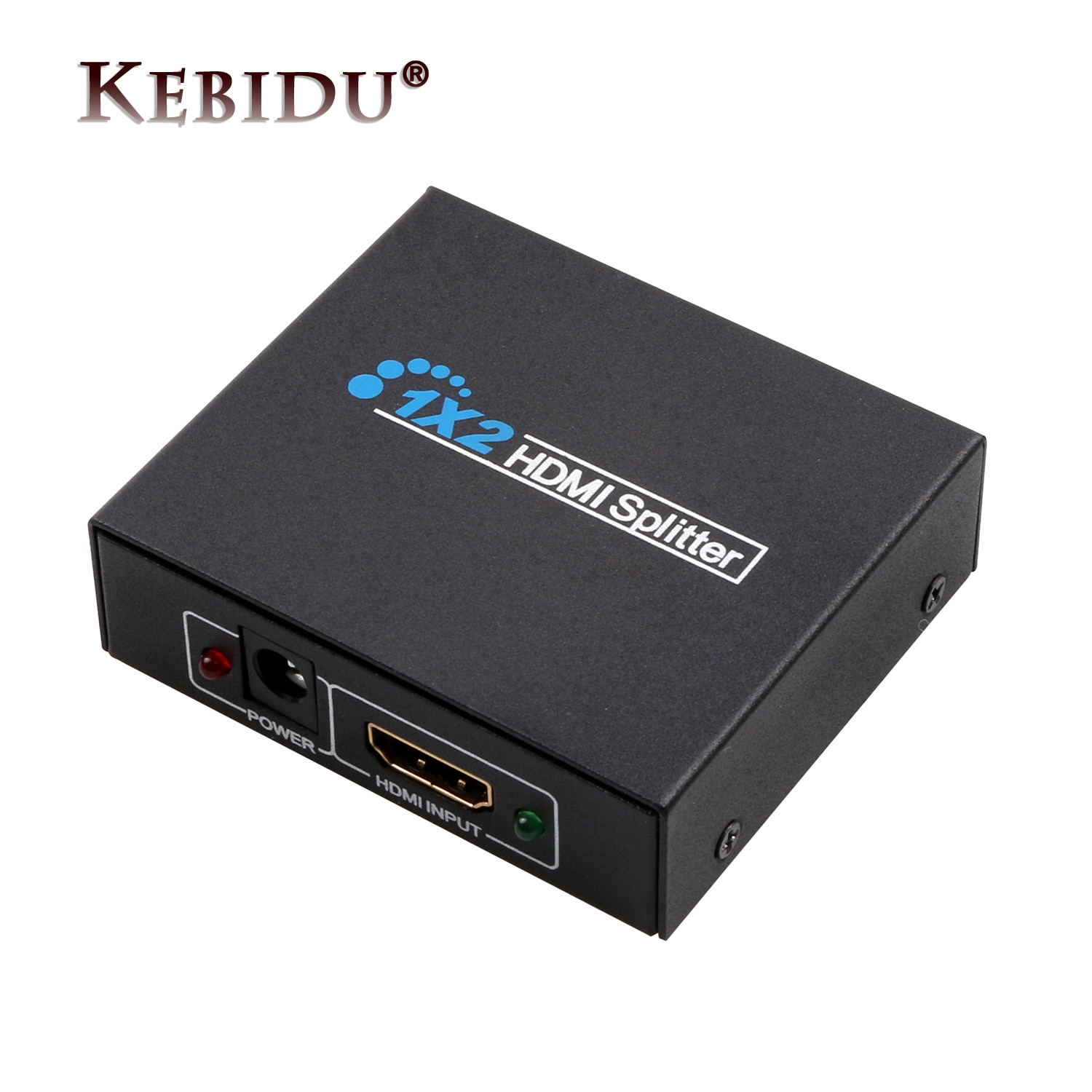 Hd 1080P Splitter Video Hdmi-Compatibel Switcher 1X2 Splitter Box Adapter Voor Dvd Projector Dlp lcd Xbox Hdtv