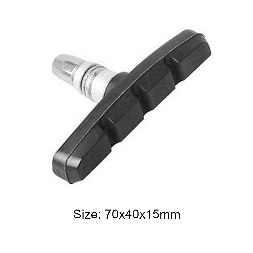 Bloque de freno de goma duradera para bicicleta de montaña, pastillas de freno en V, sistema de frenos en V ligero, 1-6 piezas