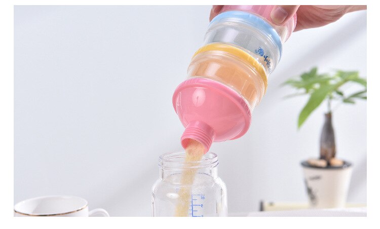 1-2 Floor Formula Milk Storage PP Baby Milk Powder Container Melkpoeder Container Outdoor Formula Dispenser