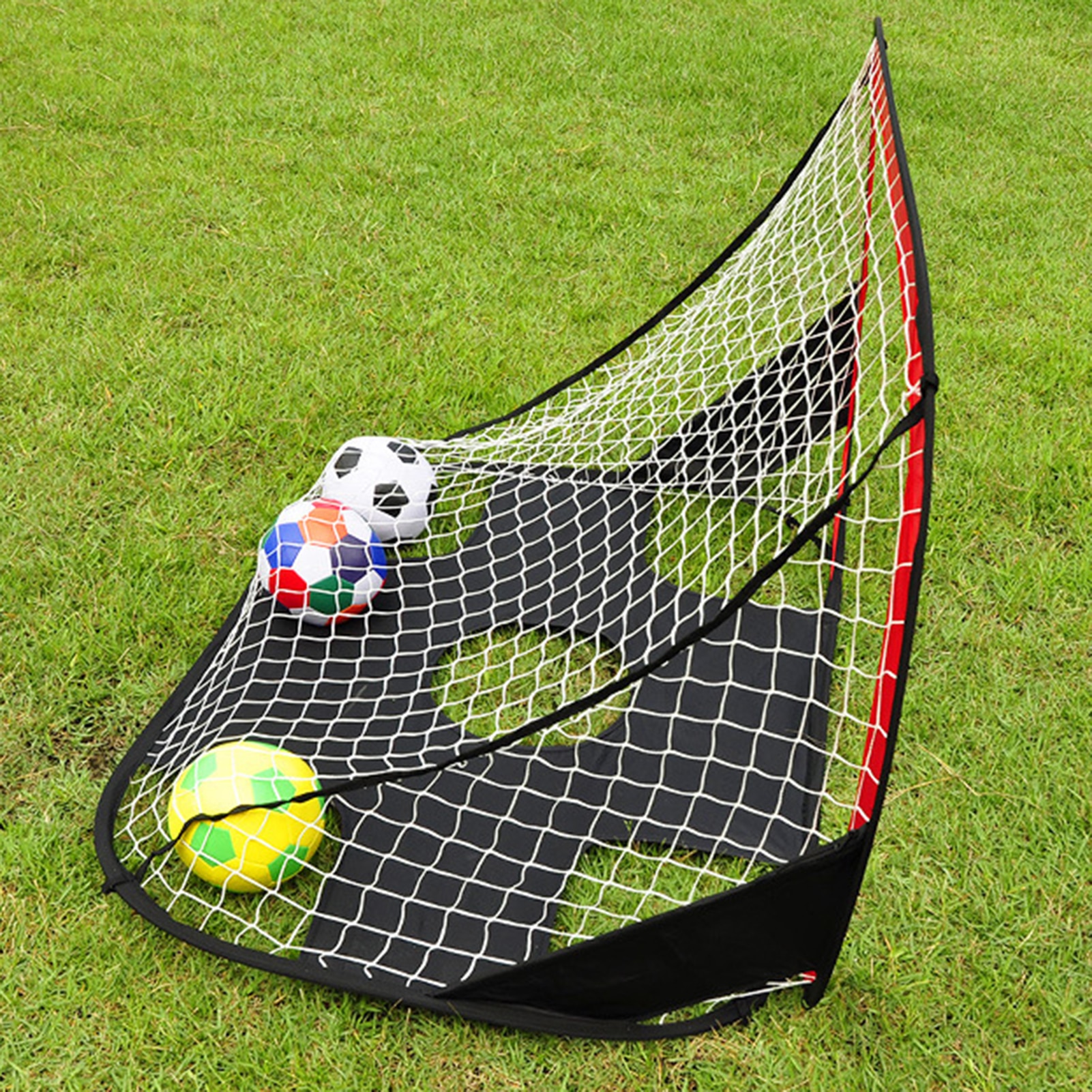 Mini Kids Pop Up Soccer Goal Children Portable Foldable Football Gate Net Goal Ball Practice Soccer Training Equipment