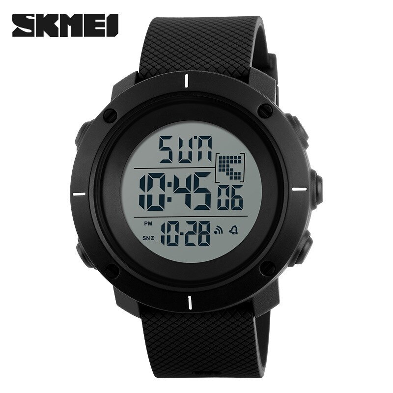 SKMEI1213 Casual Mannen Elektronische Horloge Multifunctionele Kalender Wekker Horloge
