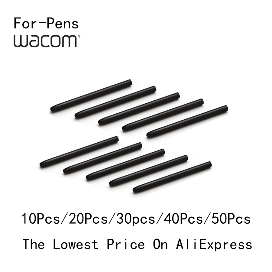 Caneta substituível padrão preto universal nibs caneta caneta stylus ponta para wacom caneta intuos caneta de bambu