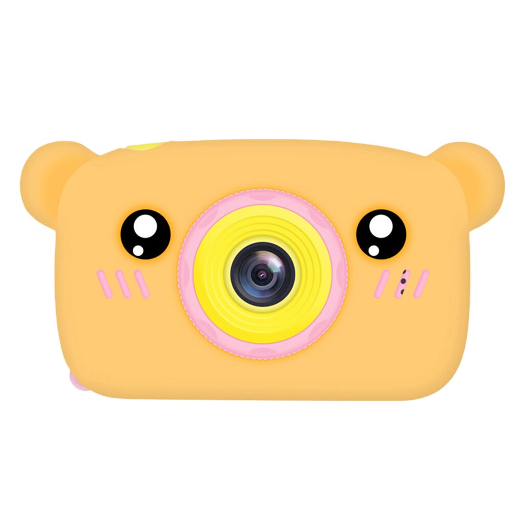 Leuke 2.0 ''Inch Hd 1080P Kids Kinderen Baby Digitale Camera 600Mah 1440x1080: Orange Bear