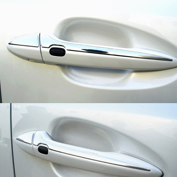 JY 8PCS SUS304 Stainlless Steel Door Handle Cover Trims Car styling Sticker Accessories For LEXUS IS 250 2006