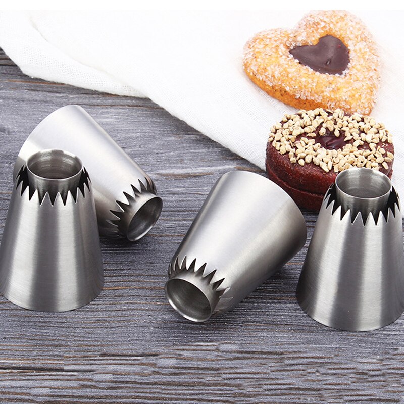 DIY Russian Pastry Flower Icing Piping Nozzles Cake Sandwich Cookie Squeeze Flower Mouth Tips Baking Decoration Tools