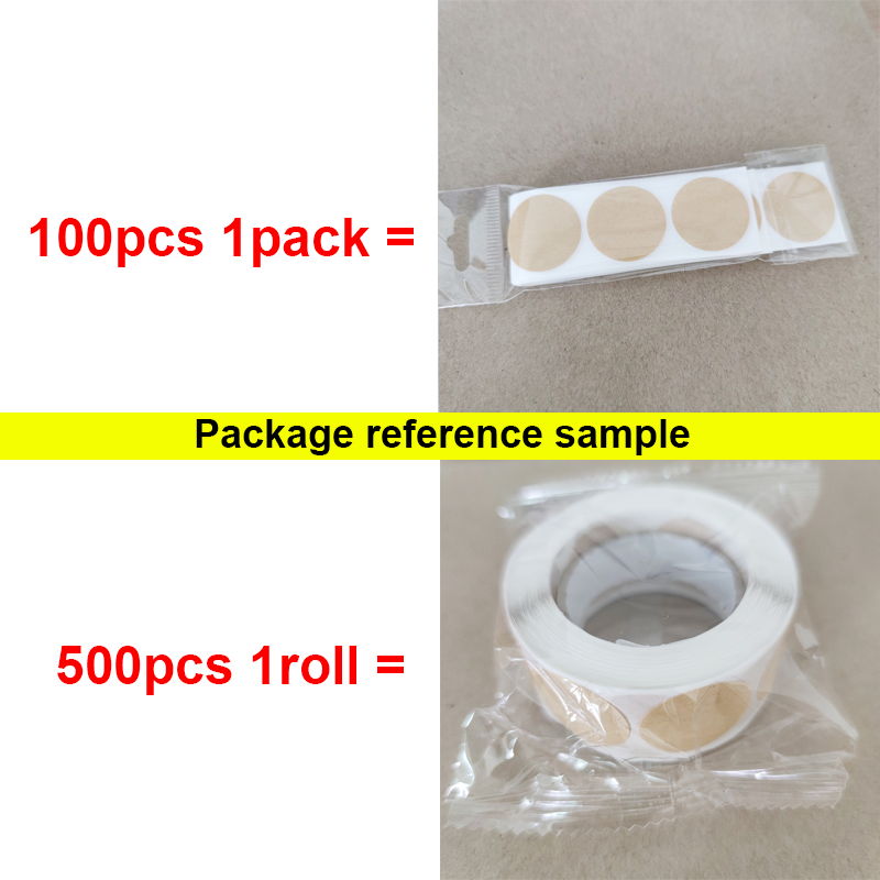 100/500PCS Round Golden Stickers 25mm Blank Seal Labels stickers Scrapbooking for Wedding decoration stationery stickers
