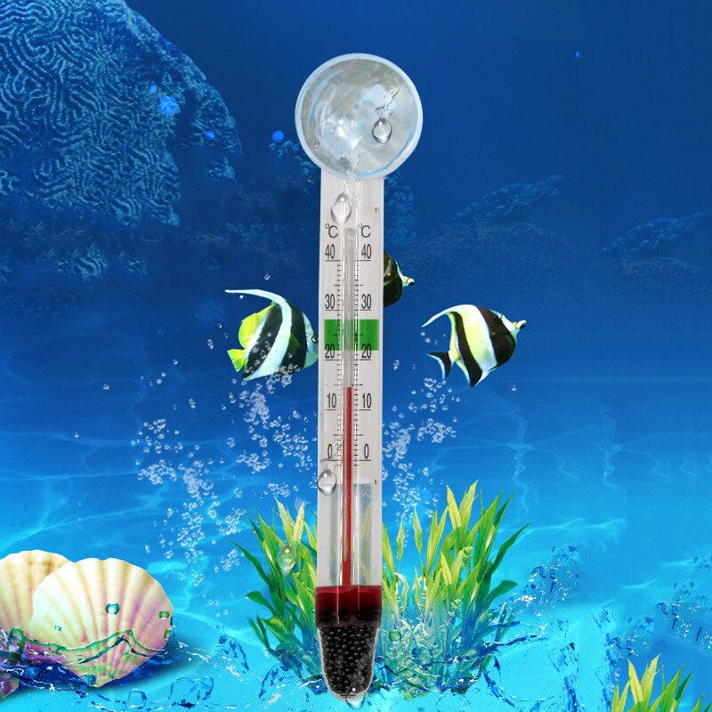 Aquarium Thermometer Aquarium Thermometer Voor Water Temperatuur Aquaria Tanks Accessoires Met Meten Zuignap