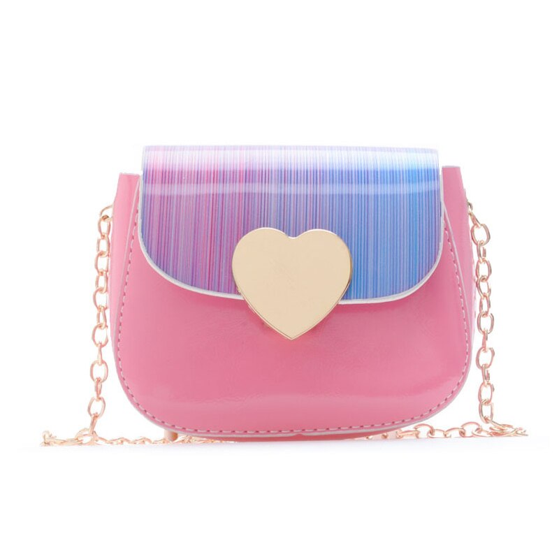 Kids Purses and Handbags Cute Mini Leather Heart Crossbody Girls Coin Pouch Kid Wallet Baby Clutch Bag