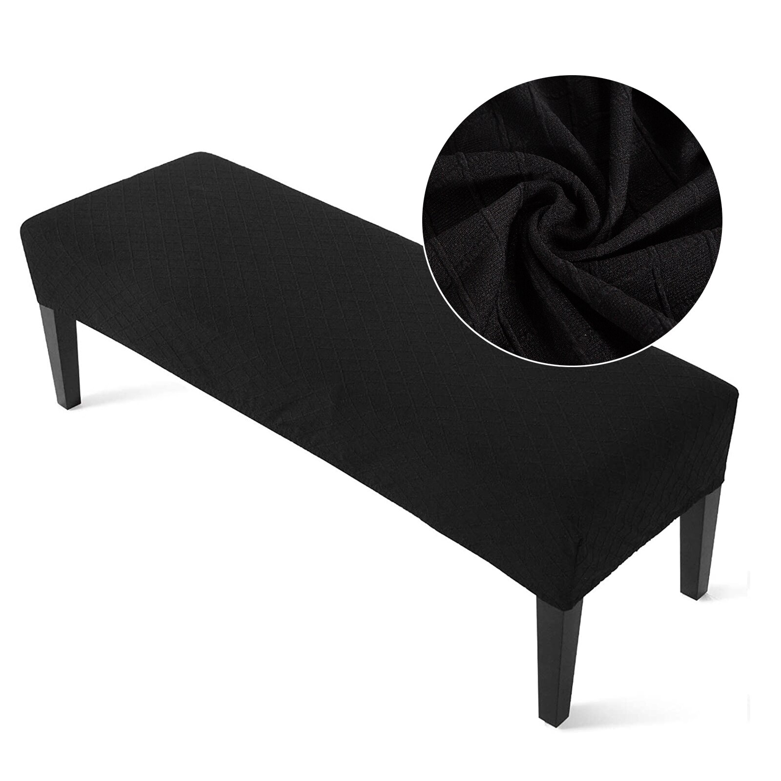 Eetkamerbankhoezen, stretch spandex gestoffeerde bankhoes, afneembare en wasbare bankbeschermers