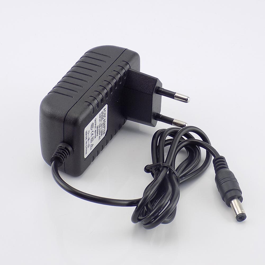 9V 2A 5.5Mm X 2.5Mm Ac Naar Dc Power Adapter Us Eu Plug Converter 2000mA Oplader Voor led Strip Licht Cctv Camera 100V-240V