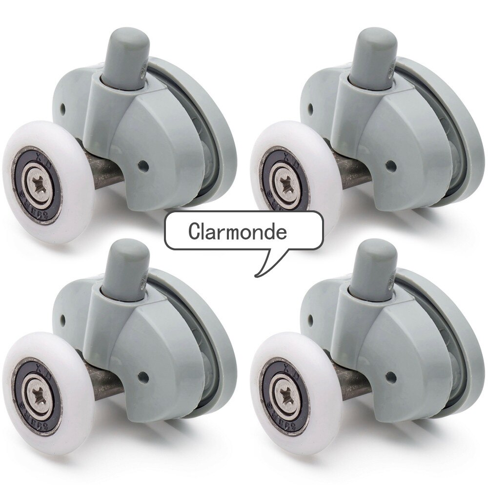 2pcs4pcs 8pcs Butterfly Single Shower Door Rollers/Runners/Wheels/Pulleys 23mm /25mmwheel: 4bottom / 23mm