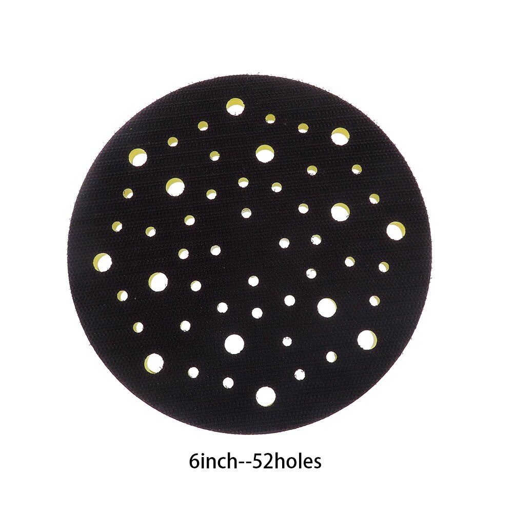 150 Mm Softauflage Klett Interface Pad – 6/15/17/52/53/70 Loch, Für Schleifteller