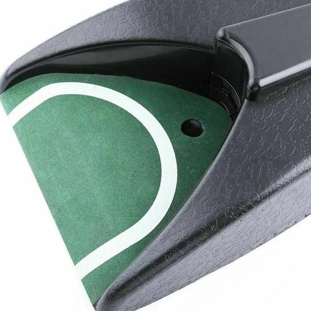 Automatic Training Tool Golf Putting Cup Plastic Practice Putter Set Ball Return Device Machine Indoor Outdoor