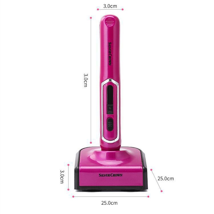 Cordless Use Hair Straightener Iron Wireless Hair Curler 2500mAh Battery Powered with Charge Socket USB Charge