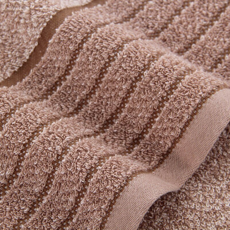 Toalla de baño de satén de hilo AB oscuro de algodón para adultos, toallas Súper suaves de gran absorción, 70x140 de espesor, toallas de playa de secado rápido