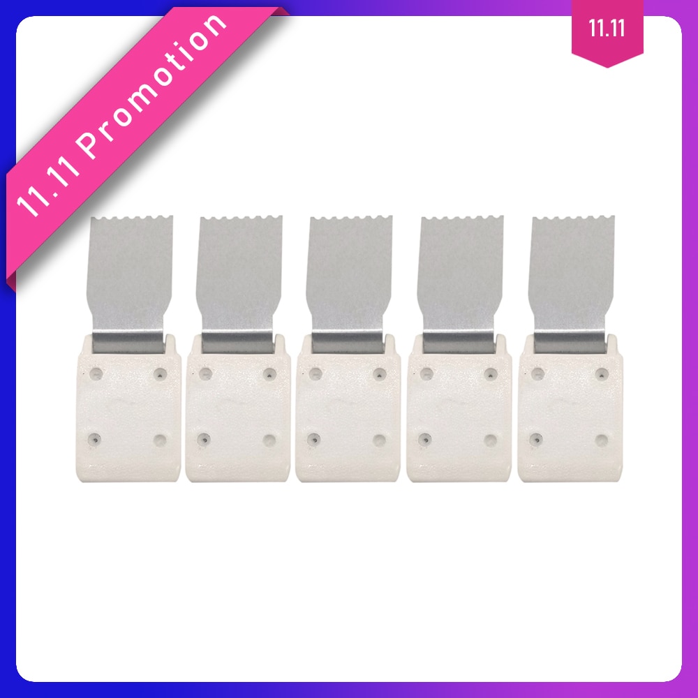5 pièces Machine à tricoter accessoire griffe poids pour frère argent Reed chanteur Machine à tricoter bricolage à la main outils de couture accessoire