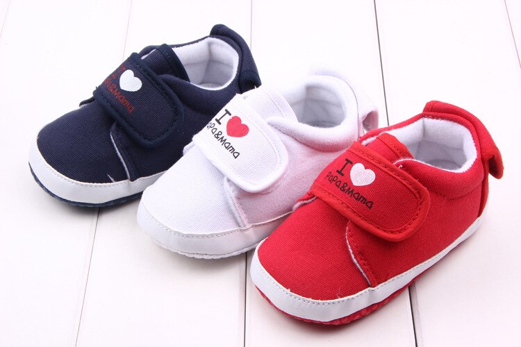Nuevos zapatos pequeños para bebés, pegatinas mágicas de amor para niños, zapatos para niños pequeños