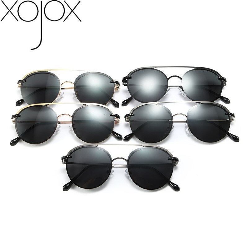 XojoX Sunglasses Men Polarized Magnetic Cover Clip on Sun Glasses Women Metal Oval Optical Eyeglasses UV400 Goggles