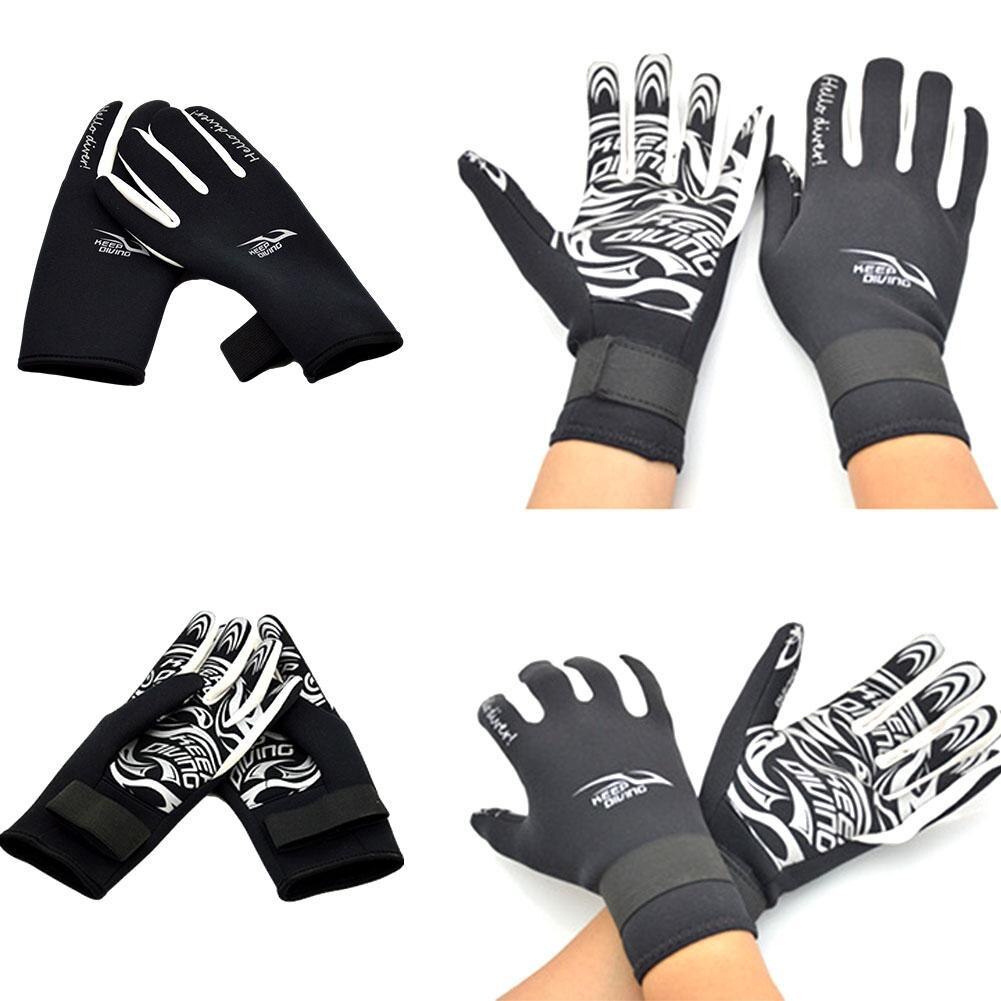 Gants en néoprène véritable 3MM, anti-rayures et maintien au , plongée, pêche, surf, natation, kayak, hiver, F6H1