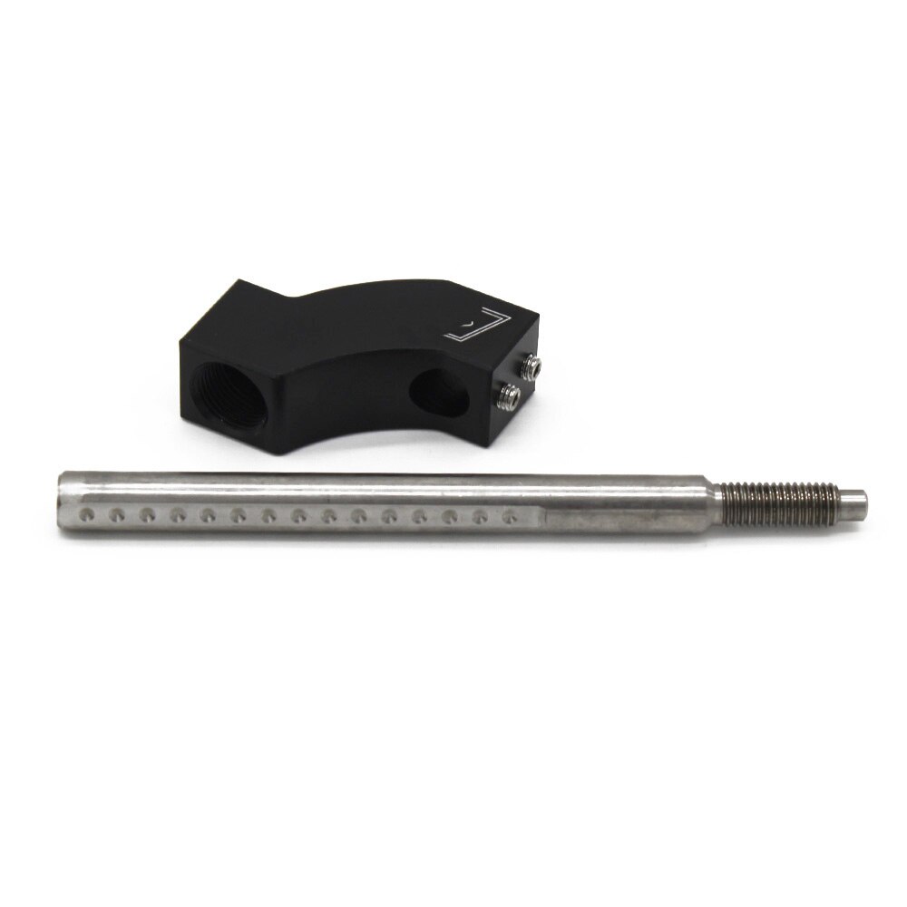 Adjustable Shift Lever Shift Knob Extender Short Shifter Extension Adapter Universal for (10X1.5) Gear Knob