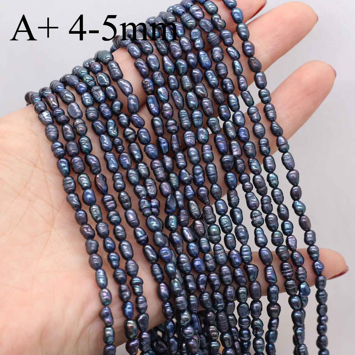 Naturlige ferskvandsperler, perlearbejde, 3-4mm stk. små runde perler, spacerperler til smykkefremstilling, gør-det-selv halskæde, armbåndstilbehør: Lavendel