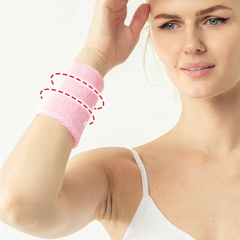Muñequeras deportivas de toalla, bandas para el sudor de tenis, protector de muñeca para baloncesto, voleibol, pádel, Fitness, envoltura de muñeca, puño, 1 unidad